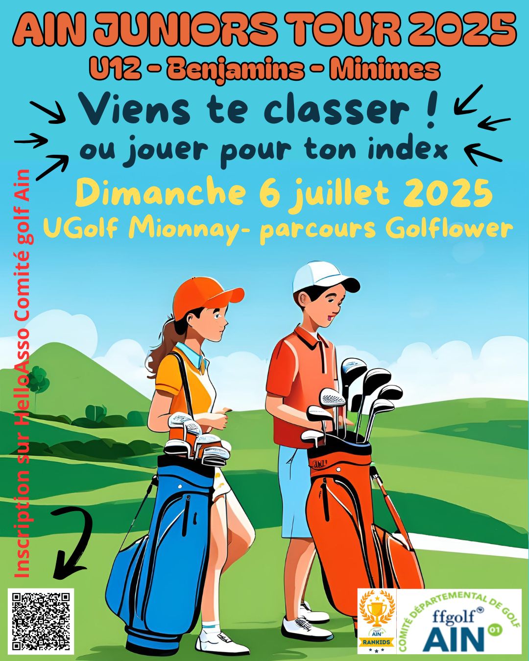 AIN JUNIOR TOUR 2025 Golflower 6 juillet
