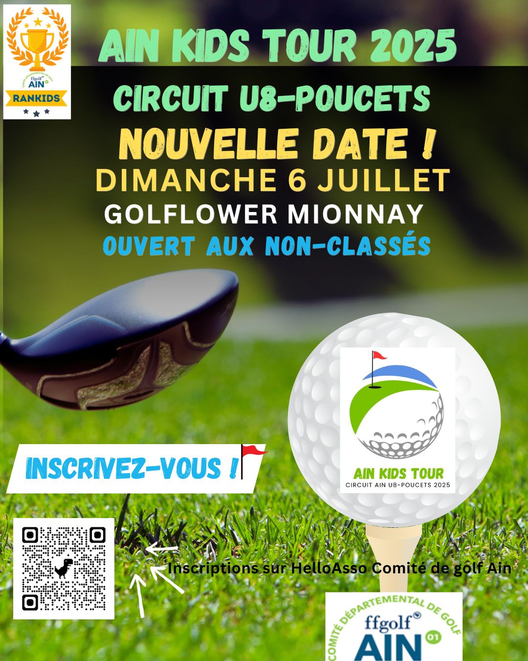 AIN KIDS Tour 2025 Golflower 6 juillet