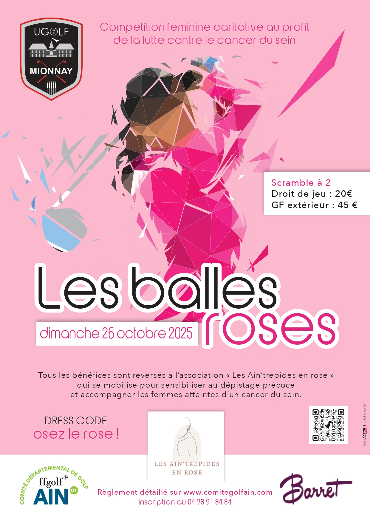 Affiche Balles Rose 2025