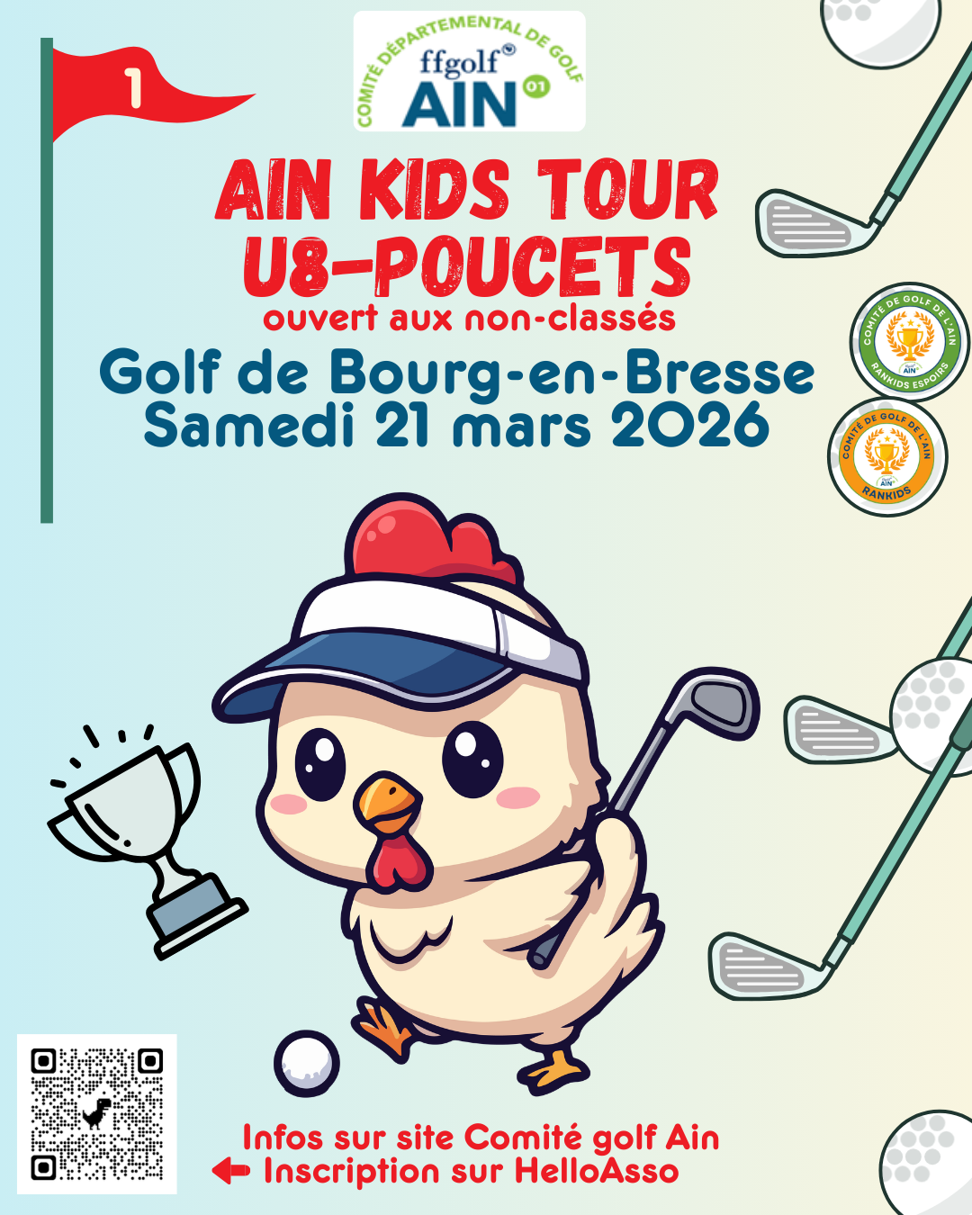 Ain Kids Tour 2026 Bourg 21 mars 2026